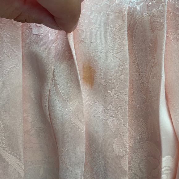 Vintage Lace Bodice Pleated Dress sz 8 - Picture 6 of 8